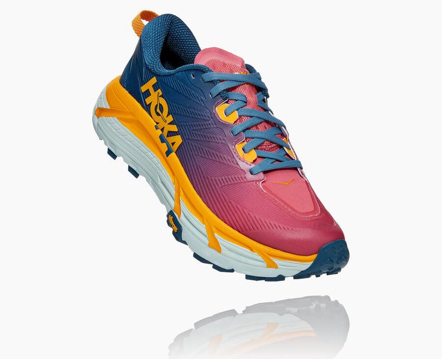 Hoka One One Mafate Speed 3 - Women Trail Shoes - Blue,Australia ZYT-041357